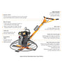 Load image into Gallery viewer, Flextool ProFinish Walk-Behind Power Trowel 36" 5.5HP (FP436-2)