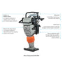 Load image into Gallery viewer, Mikasa Tamping Rammer 4.7HP MTX-85DYC