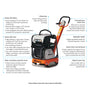 Load image into Gallery viewer, Mikasa Reversible Plate Compactor MVH-eR60 (Body only)