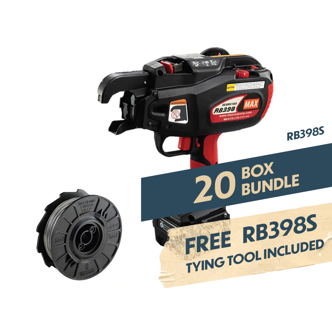 MAX RB398S 20 Box Bundle Deal (1 free tool)