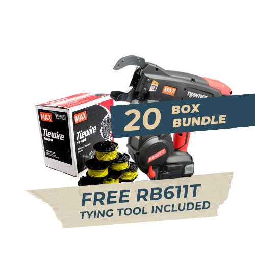 MAX RB611T 'Twin Tier' 20 Box Bundle Deal (1 free tool)