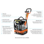 Load image into Gallery viewer, Mikasa Reversible Plate Compactor 4HP MVH-R60H
