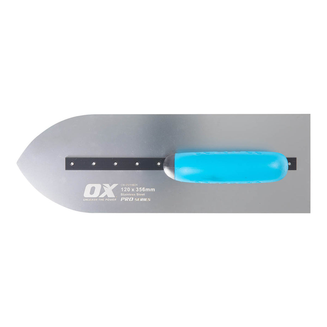 OX Professional S/S Pointed Finishing Trowel
