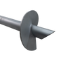 Load image into Gallery viewer, Madewell Galvanised Single Helix Screw Pile 76.1mm CHS (2.5m) 100kN

