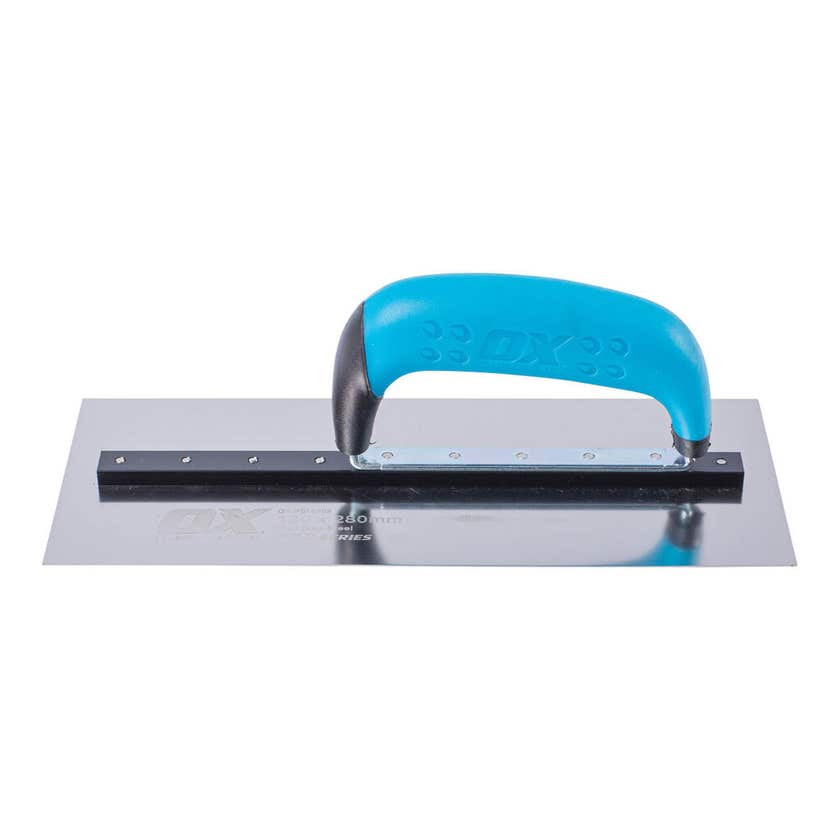 OX Professional 120 x 280mm S/S Square Finishing Trowel