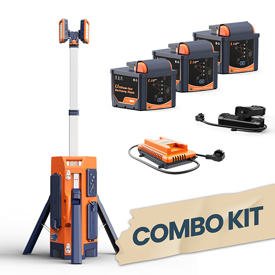 TL-400 2.2M 24v Li-ion Cordless LED Light - Combo Kit