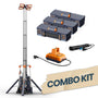 Load image into Gallery viewer, TL-500 5.3M 24v Li-ion Cordless LED Tower Light Combo Kit
