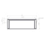 Load image into Gallery viewer, DTA Hayman Aluminium Grate Drain 3m X 100mm X 35mm Brushed Black
