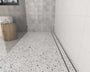 Load image into Gallery viewer, DTA Hayman Aluminium Tile-In Drain 3m X 100mm X 26mm Brushed Silver
