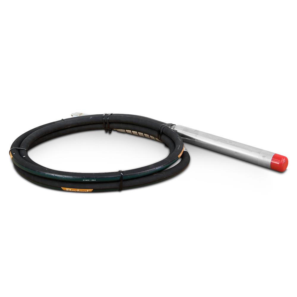 Flextool Flexshaft Concrete Vibrator FVP60R-6 - Rubber Tip
