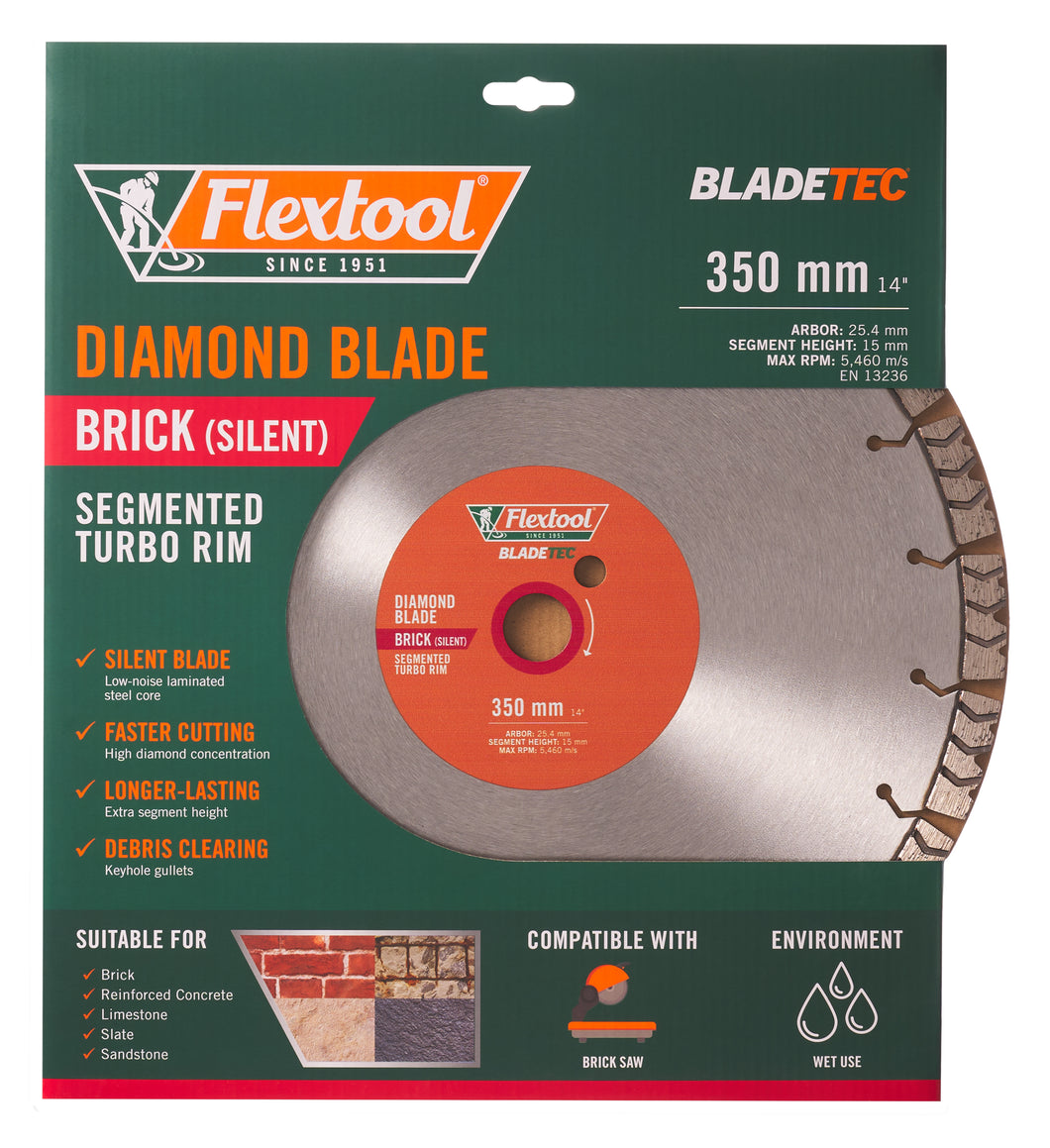 Flextool BladeTec Diamond Blade - Brick Silent
