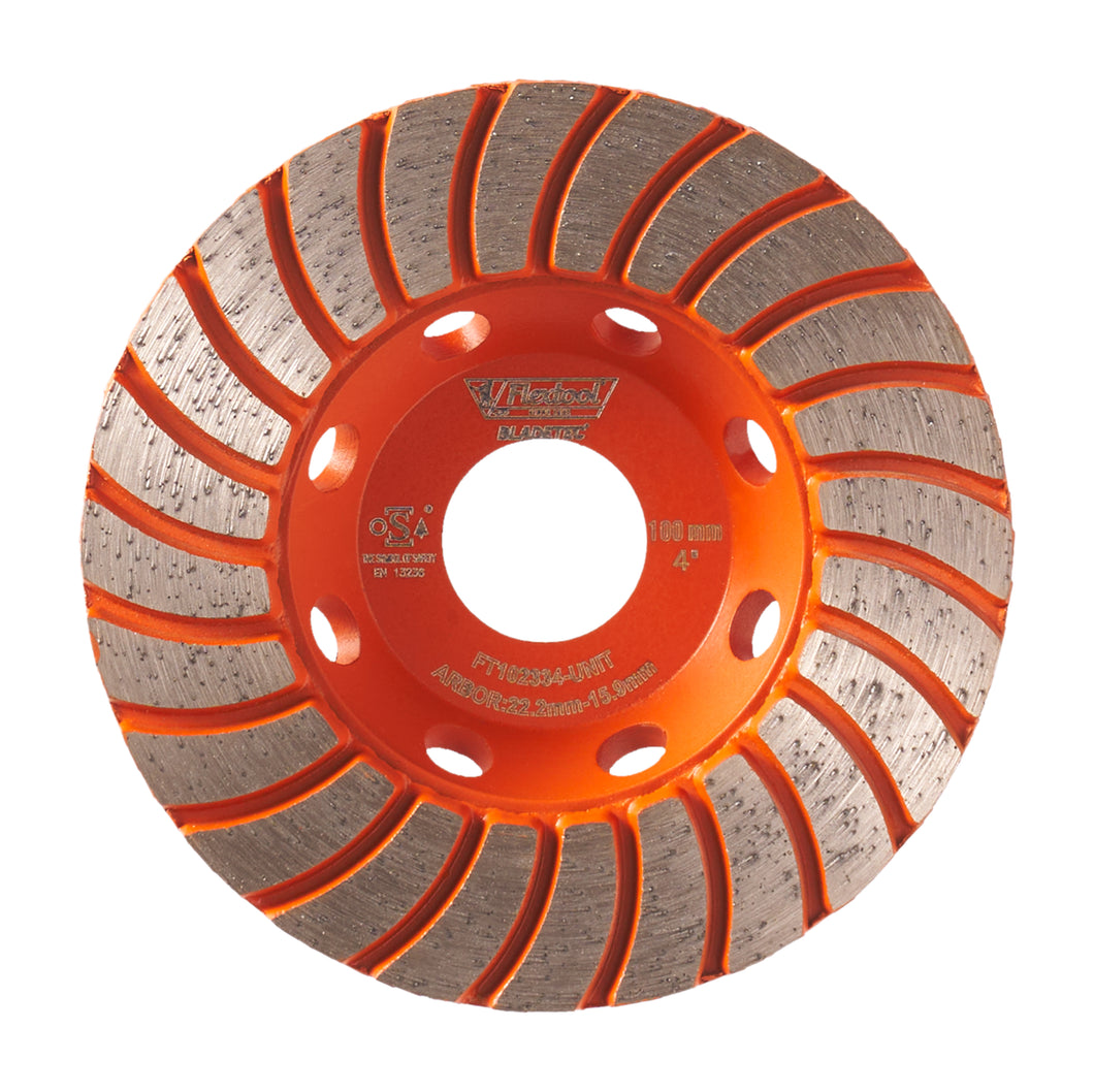 Flextool BladeTec Diamond Cup Wheel - Turbo (Course 100mm 4