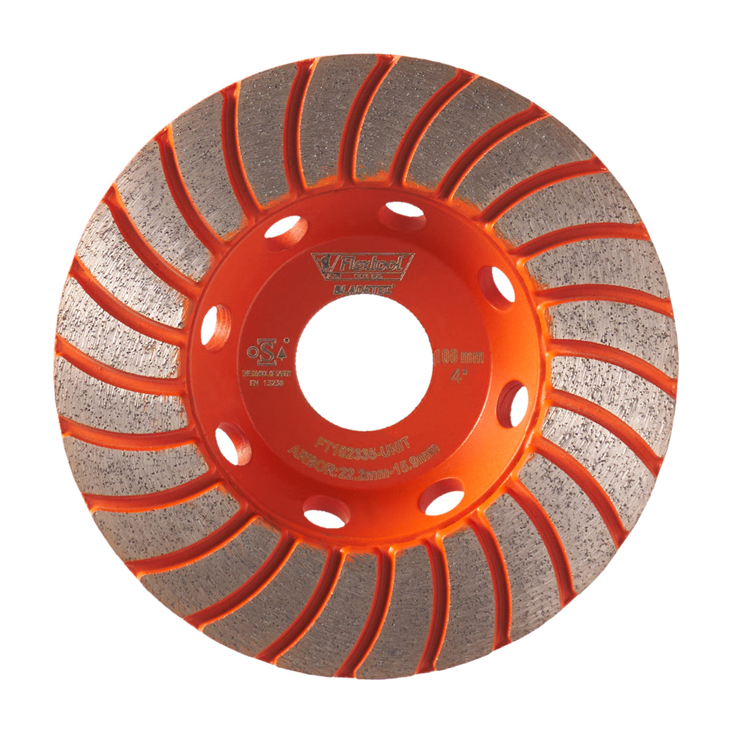 Flextool BladeTec Diamond Cup Wheel - Turbo (Fine 100mm 4