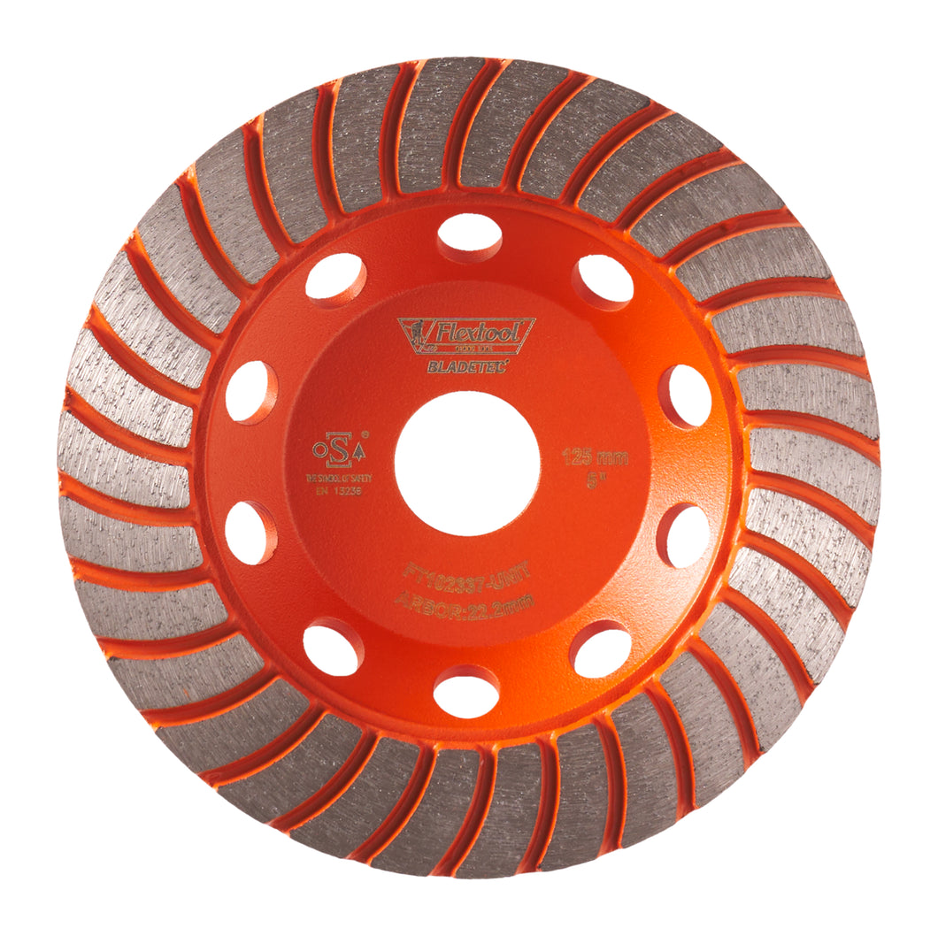 Flextool BladeTec Diamond Cup Wheel - Turbo (Fine 125mm 5