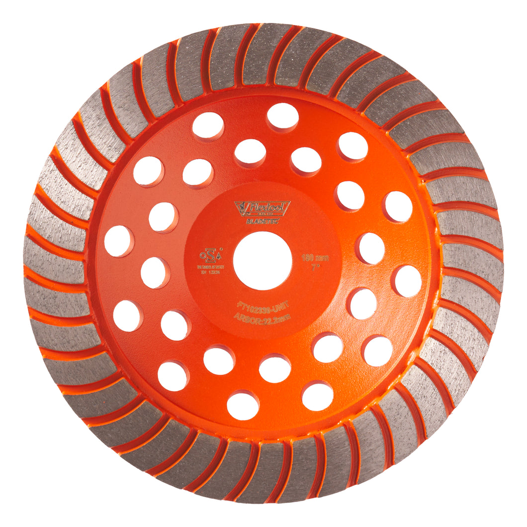 Flextool BladeTec Diamond Cup Wheel - Turbo (Fine 180mm 7