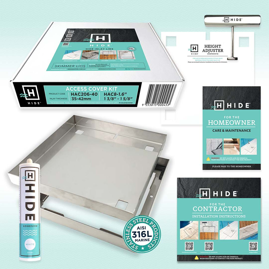Hide Access Cover Kit - Stainless Steel