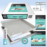 Hide Skimmer Lid Kit - Stainless Steel 342mm
