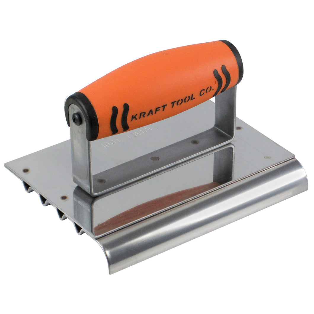 Kraft Tool Co. Stainless Steel Safety Step Edger ProForm Handle