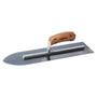Load image into Gallery viewer, Kraft Tool Co. Elite Series Blue Steel Pointed Trowel Cork Handle (various sizes)
