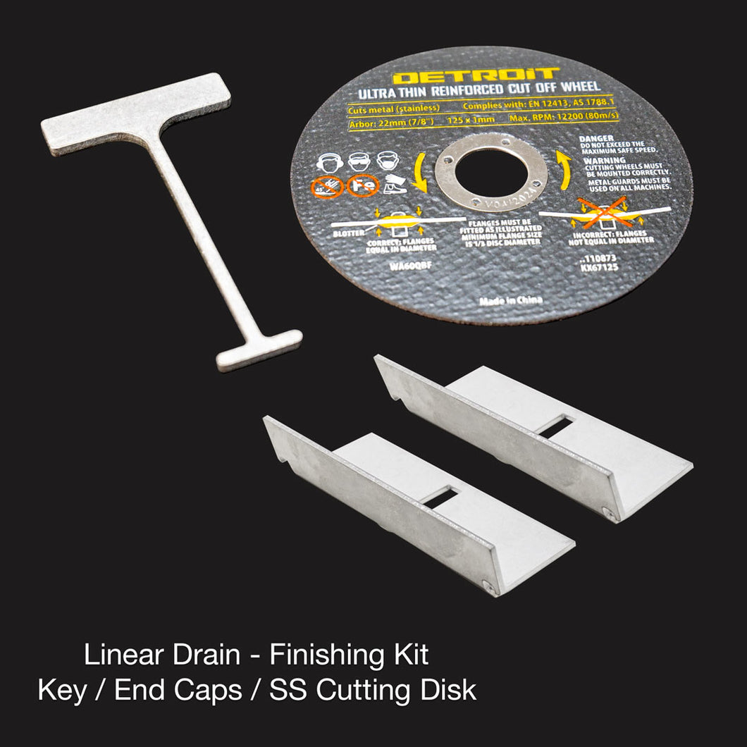 Hide Linear Drain - Finishing Kit
