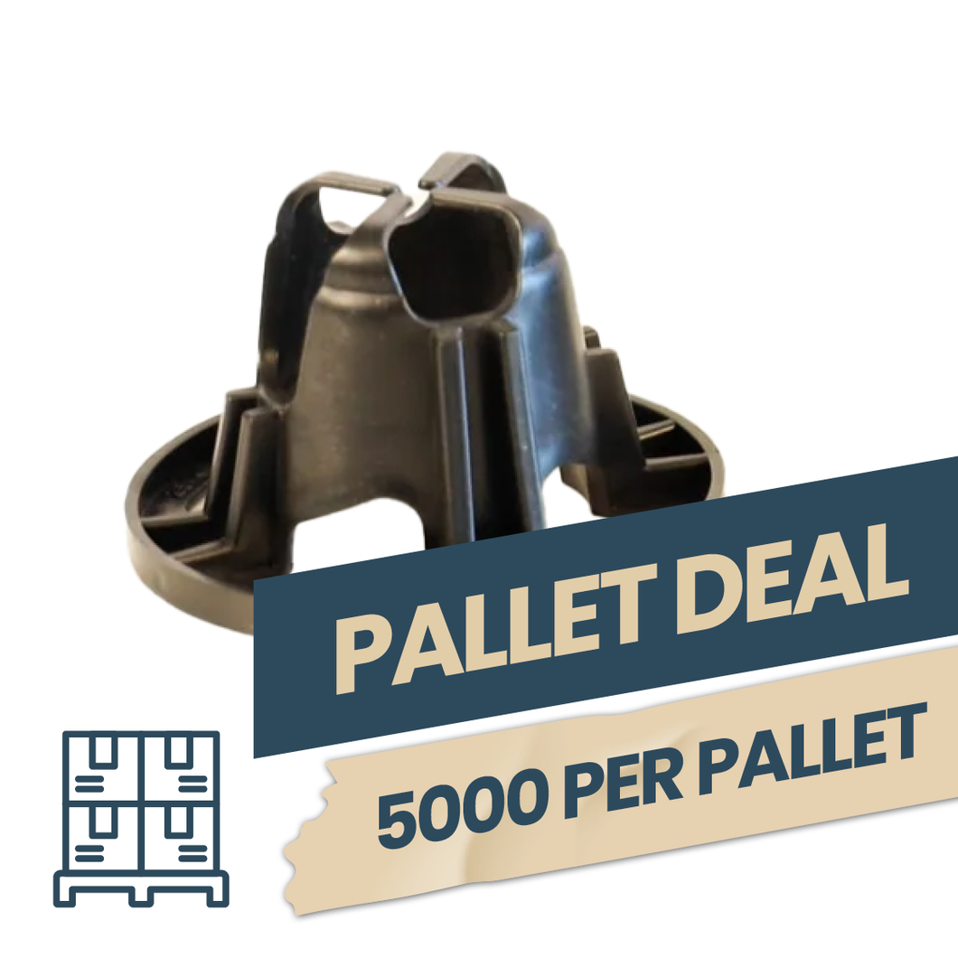 Bulk Buy Plastic Reinforcing Clip On Bar Chair (SOG) 25/40mm (5000 per pallet)
