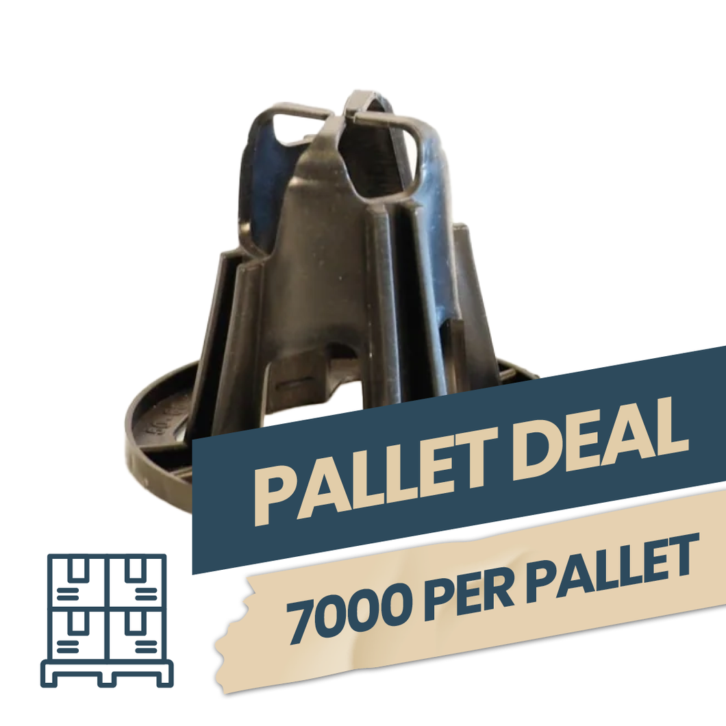 Bulk Buy Plastic Reinforcing Clip On Bar Chair (SOG) 50/65mm (7000 per pallet)