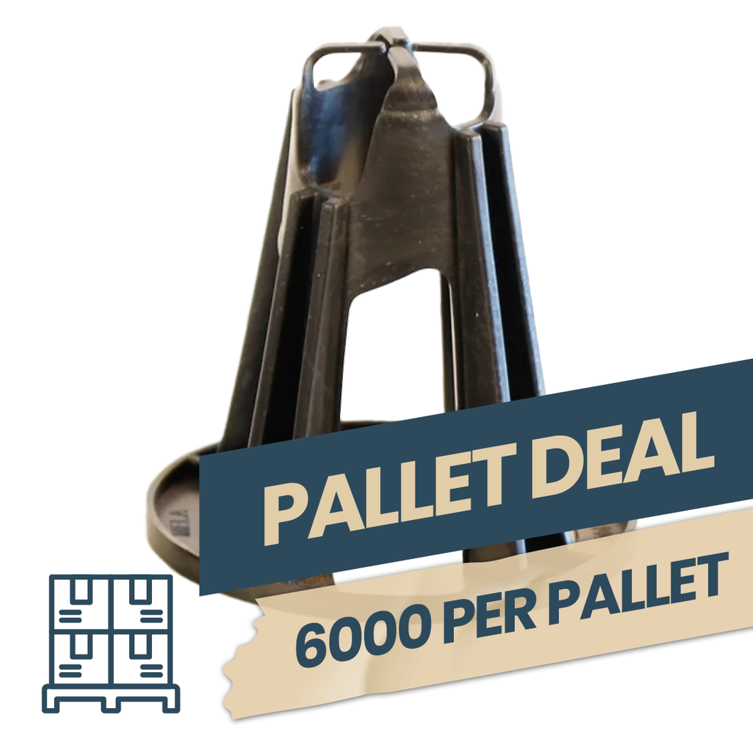 Bulk Buy Plastic Reinforcing Clip On Bar Chair (SOG) 85/100mm (6000 per pallet)