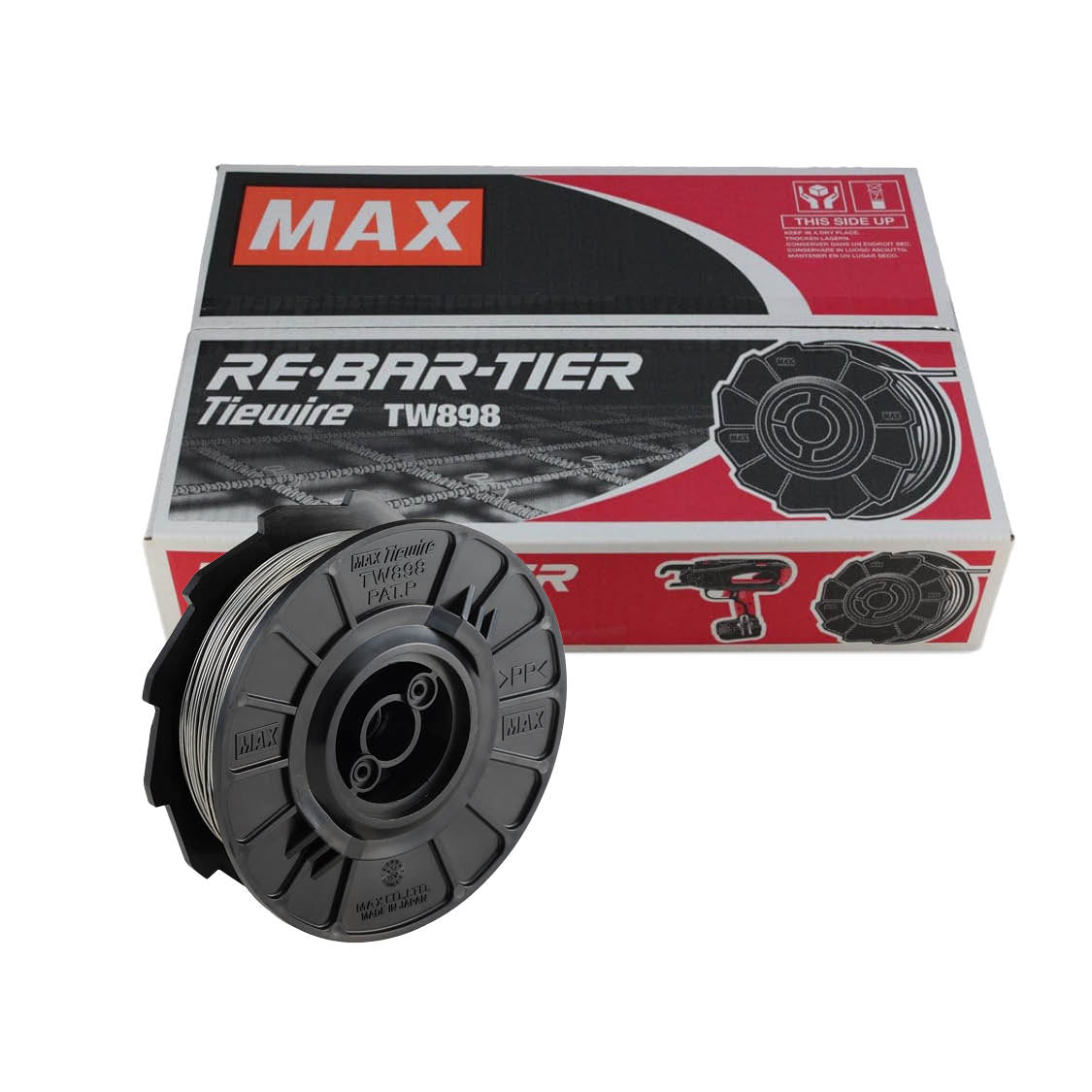MAX TW898A Tie Wire 50 coils (Low Carbon Steel) – Madewell Products