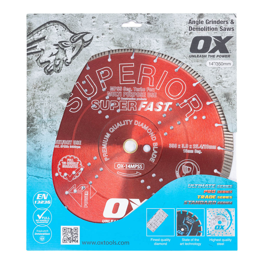 OX Pro Superior Superfast Turbo Segmented Blade - Multi-Purpose