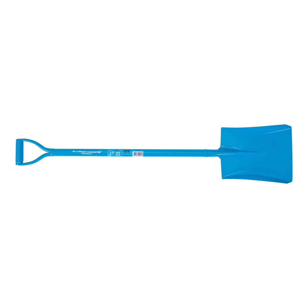 OX Trade Square Mouth Shovel 'D' Grip Handle - 1200mm