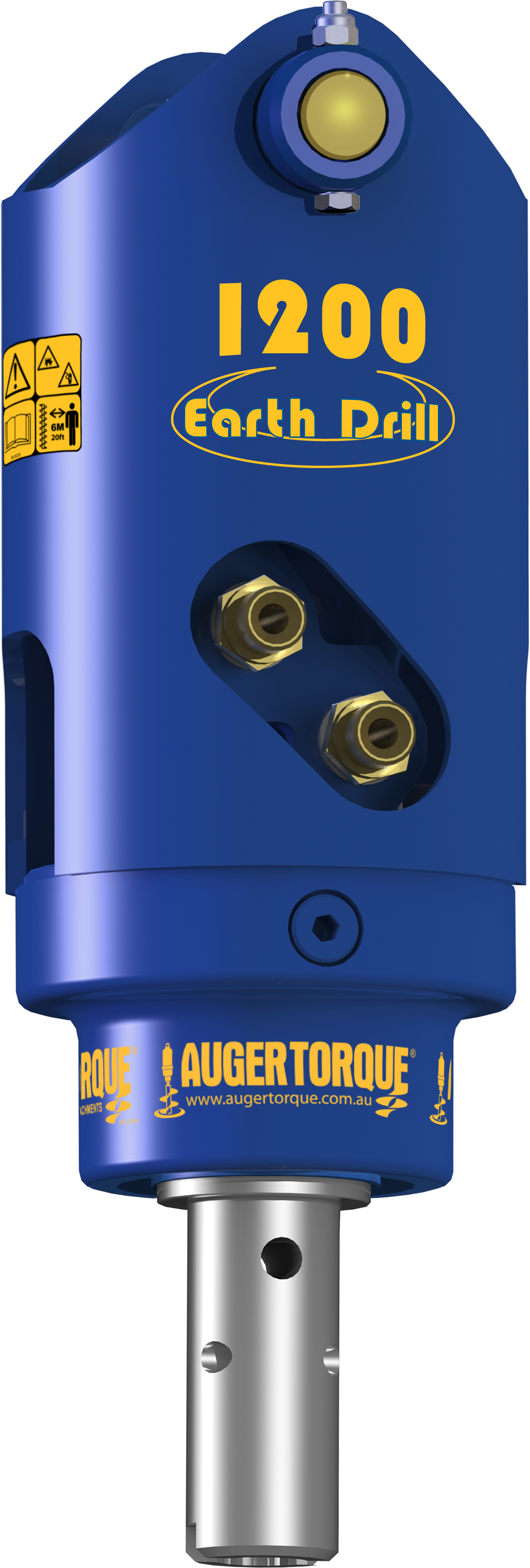 Auger Torque - Earth Drills 1200 - 50mm ROUND SHAFT