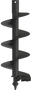 Load image into Gallery viewer, AUGER - S2 - 50RND - FLAT TUNGSTEN PILOT- FLAT TUNGSTEN TEETH - FLAT TUNGSTEN CHISEL TEETH - 900MM LONG
