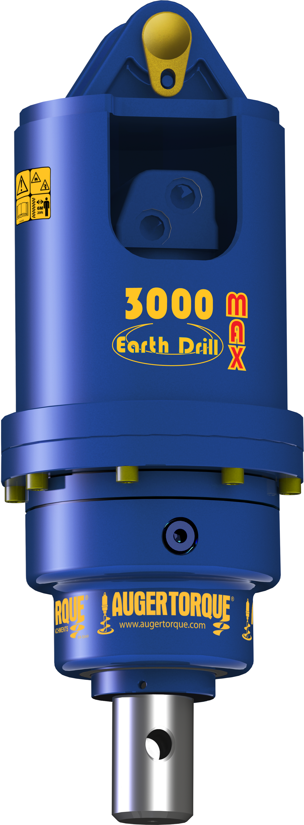 Auger Torque - Earth Drills 3000 Max - 65mm ROUND SHAFT