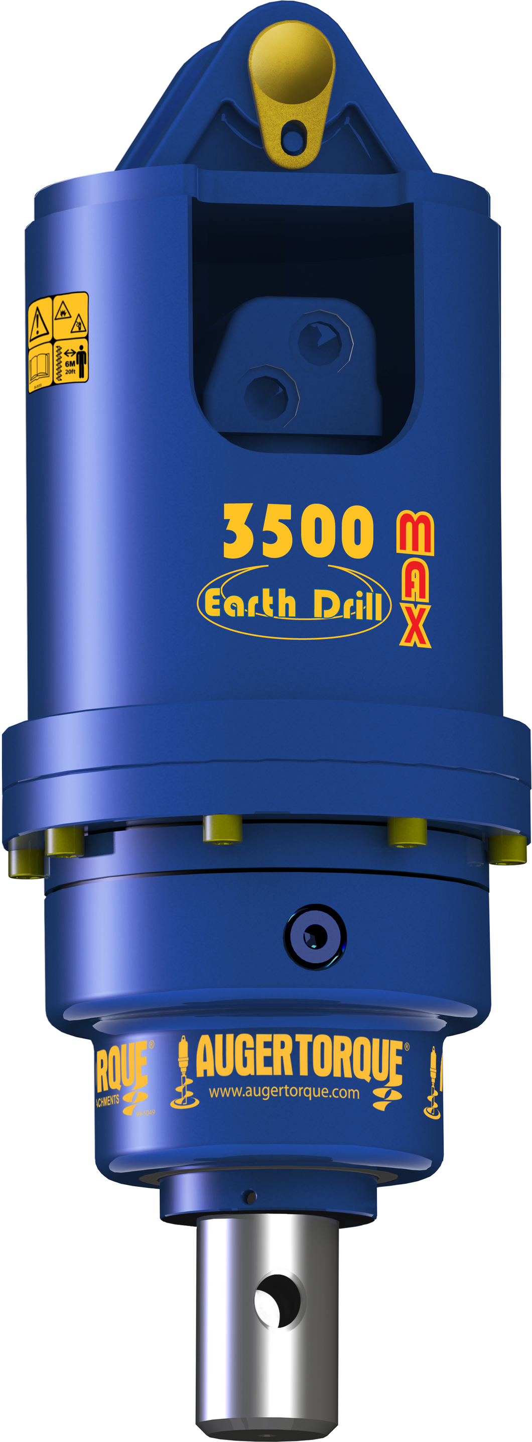 Auger Torque - Earth Drills 3500 Max - 65mm ROUND SHAFT