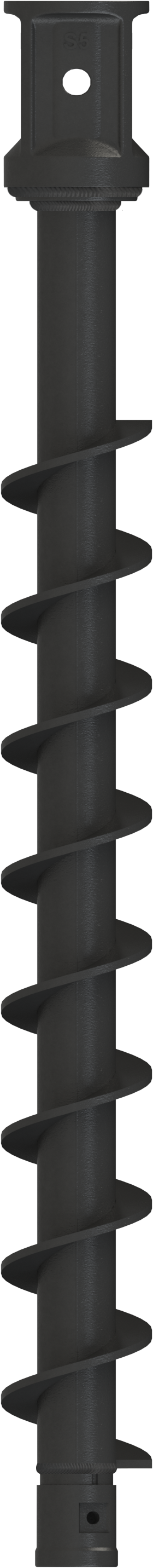 Auger Torque - AUGER - S5 - 75SQ - TUNGSTEN PILOT - TUNGSTEN TEETH - 1570MM LONG