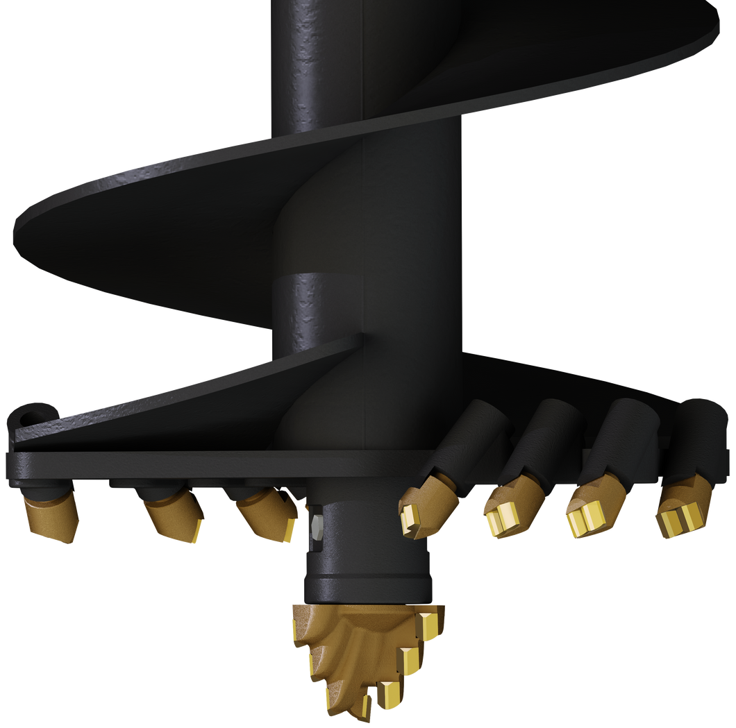Auger Torque - S5 AUGER 75SQ - ROCK TEETH, ROCK PILOT - 1570MM LONG