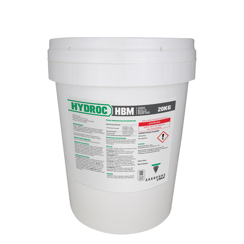 Vulk Hydroc High Build Mortar 20Kg Bag