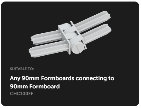 Con-Form 90mm to 90mm Hinge Connector