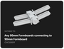 Load image into Gallery viewer, Con-Form 90mm to 90mm Hinge Connector

