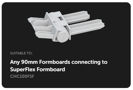 90mm to Super Flex Hinge Connector
