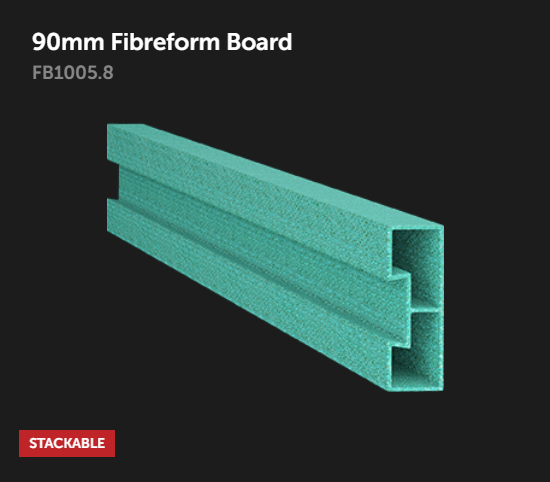 90mm Fibre-Form Con-Form Board 5.8m