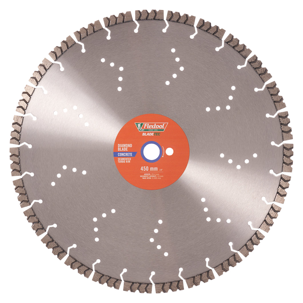 Flextool BladeTec Diamond Blade - Concrete 450mm 18