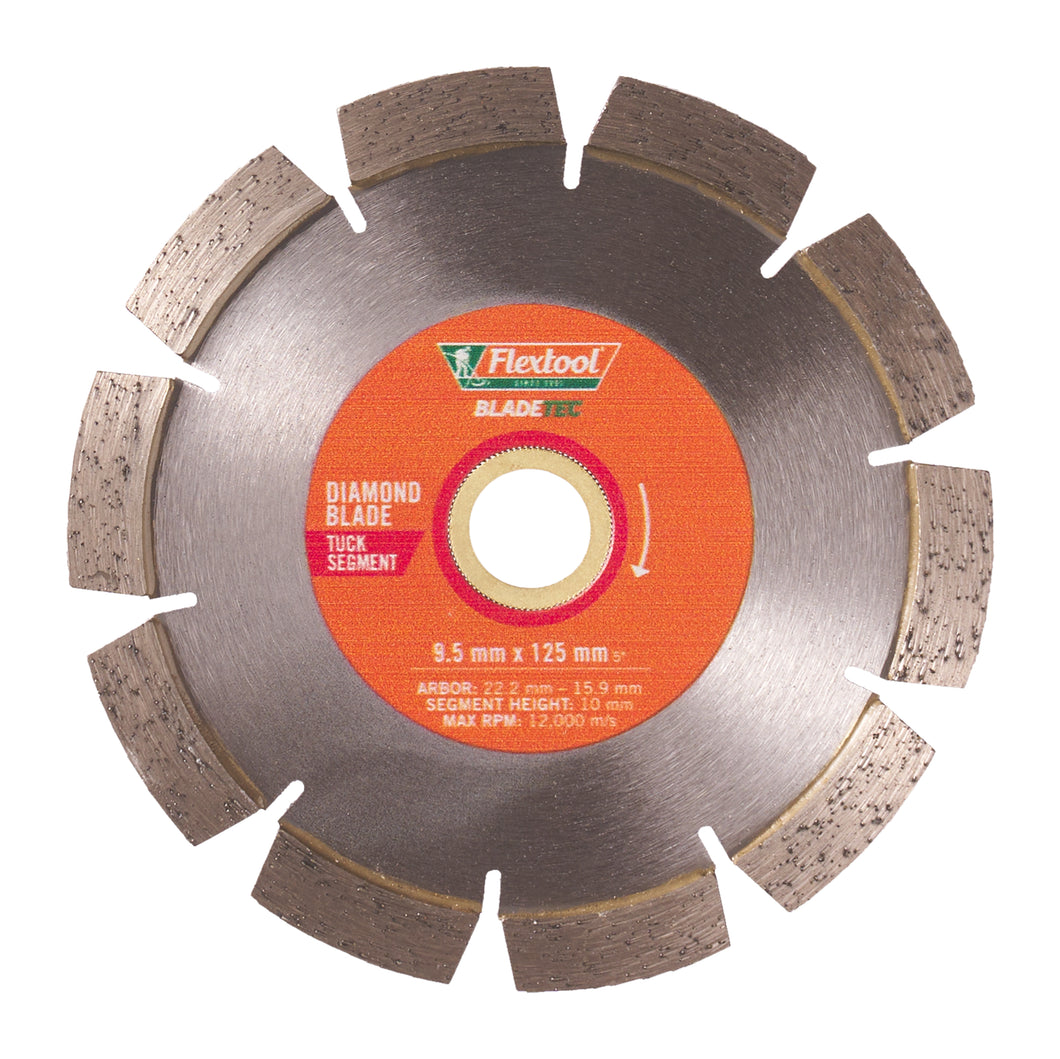 Flextool BladeTec Diamond Blade - Tuck Segment  9.5mm x 125mm 5