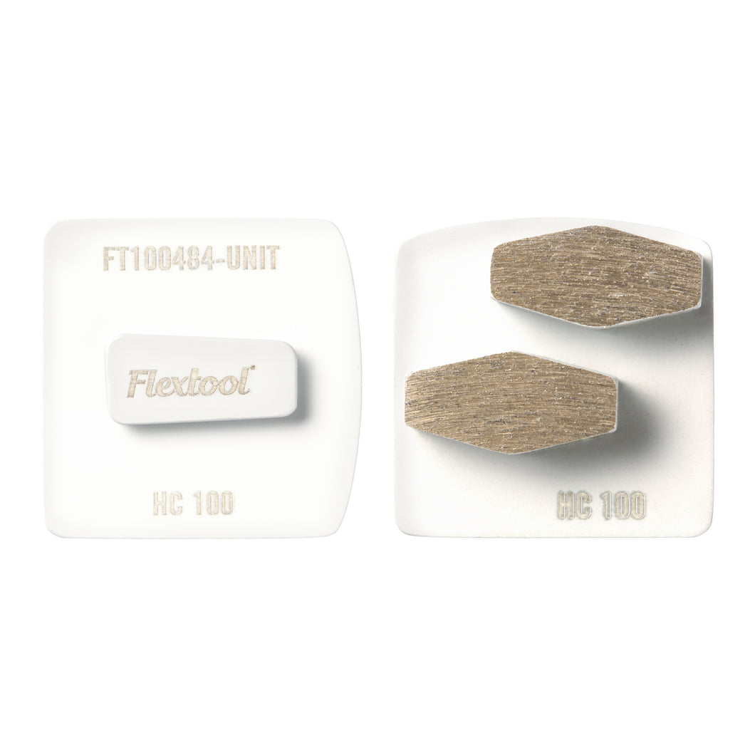 Flextool BladeTec Easy Lock Grinding Shoes - Hard Concrete 100 grit