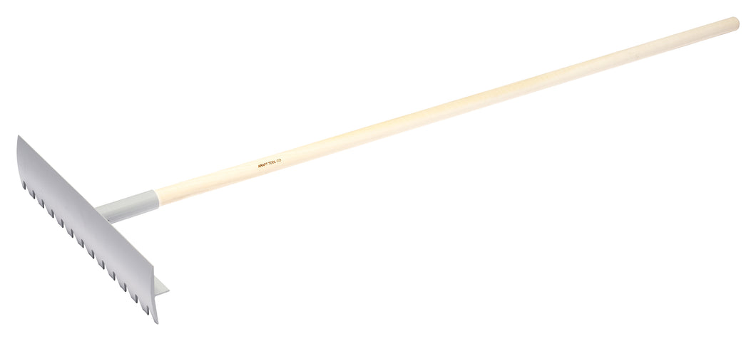 Kraft Tool Co Concrete Placing Rake Magnesium Blade Wood Handle