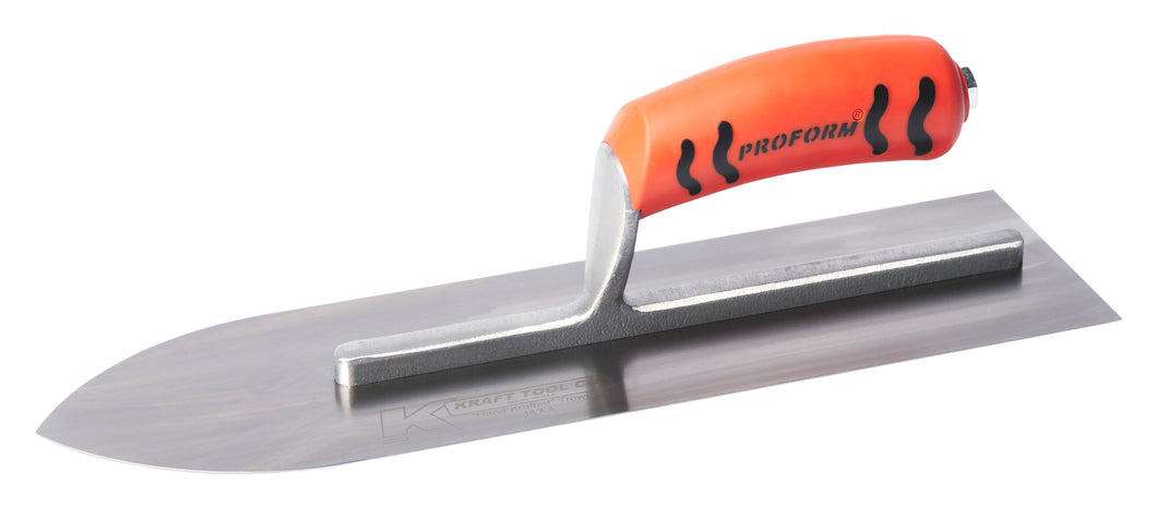 Kraft Tool Co. Carbon Steel Pointed Trowel ProForm Handle (various sizes)