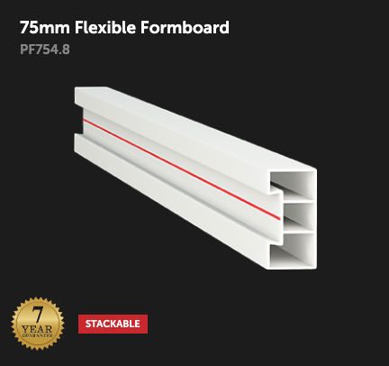 75mm FLEX Con-Form Board 4.8m