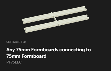 75mm Con-Form Board End Connector