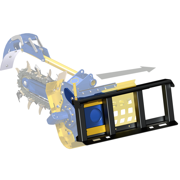Auger Torque - MT 600 TRENCHER - UNIVERSAL SKID STEER FRAME