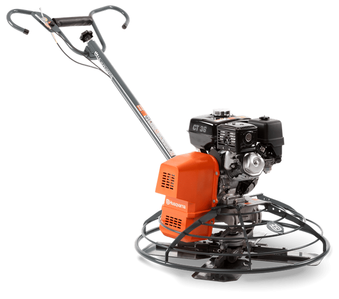 Husqvarna CT 36 (8 HP Honda) Walk Behind Power CVT Clutch Trowel Adjustable Twist Pitch Handle